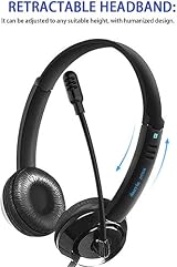 LLM 3.5mm Headset with Noise Canceling Mic, In-Line Controls, PC Gaming view 3