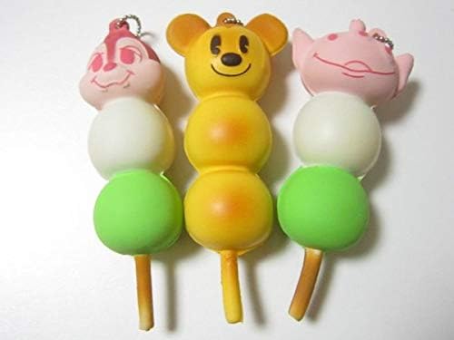 Amazon スクイーズ ディズニー お団子 チップとデール ミッキー リトルグリーンメン ３個セット まとめ スクイーズ ホビー