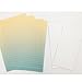 QingLanJian Creative Graduated Color Writing Paper and Envelopes Stationery Sets-16 Sheets Letter Paper and 8pcs Envelopes