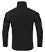 CRYSULLY Men Autumn Mountain Climbing Ripstop Shirt Army Uniform Shirt Tan OCP Combat Shirt BDU Shirt Black