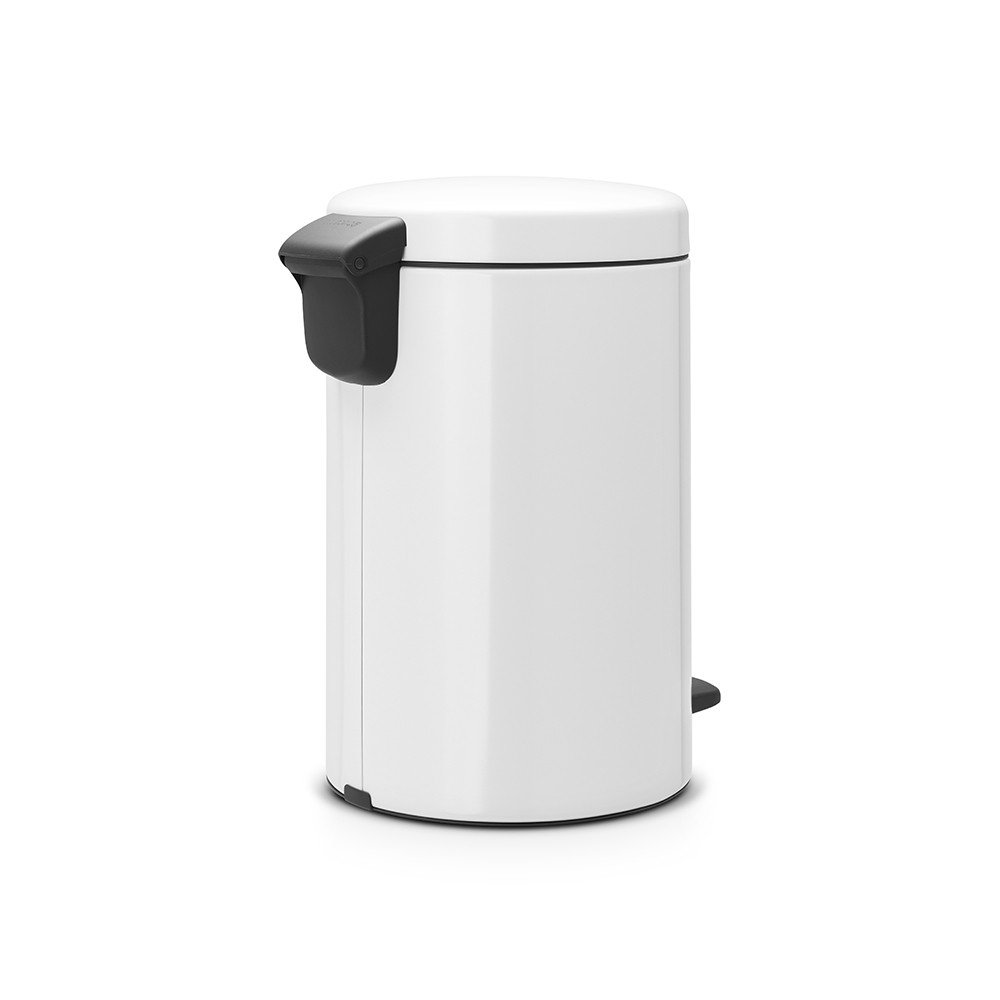 Brabantia 111969 Pedal Bin newIcon with Plastic Inner Bucket, 12 Litre - White