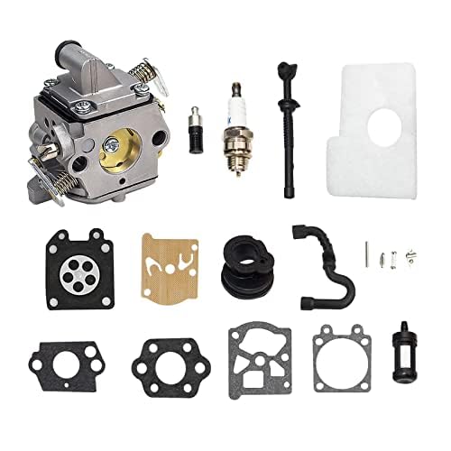 YWNYT MS170 MS180 C1Q-S57A Carburetor Kit for STIHL 017 018 MS 170 180 180C MS170 MS180 MS170C MS180C Chainsaw/Lawn Mowers with Air Filter Tune Up Kit