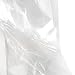 Hangerworld Pack of Clear Polythene Shirt Suit Dress Garment Clothes Cover Bags 80 Gauge (54