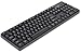 ProHT USB Standard Keyboard (70010), 104 Key Standard Windows Keyboard for PC Laptop Desktop, Windows 7/8 / 10 / XP/Vista, Plug and Play, Black