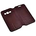 Galaxy J3, Samsung Galaxy Express Prime and J3 Case Flip PU Leather Fold Wallet Pouch Premium Faux Leather Wallet Flip Cover by Zase ® Slim Fit (Solid Brown)