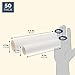 Bright Creations 50-Pack Paper Towel Rolls for Crafts - 1.2 x 6 in & 1.7 x 7.5 in White Durable Cardboard Tubes - Paintable Craft Tubes for DIY & Classroom Projects