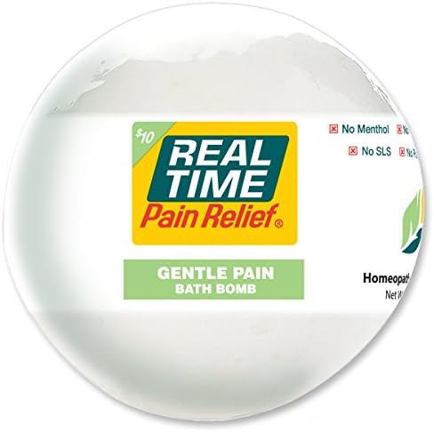 Real Time Pain Relief Bath Bombs, Gentle Bath Bomb, 4.5oz