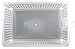 Apogee Life Pantry Organizer Large Clear Basket with Handle - Space Saving Home, Kitchen, Office, Garage Storage Bin with Handle for Easy Pull Clean Solution
