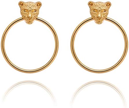 ゴールドダングルイヤリング レディース ガールズ ドロップフープ 推奨 ステートメントイヤリング ゴールド