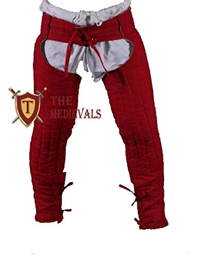 Medieval Lagging Thick Padded Chausses Lower Under Gambeson Hauberk SCA Armor
