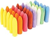 Bright Ideas PK40 Chunky Chalk Sticks 40 Assorted Colours 5.5cm view 2