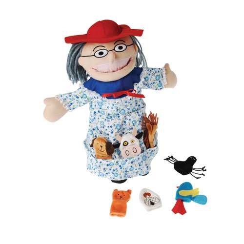 There Was an Old Lady Who. Puppet Set