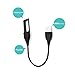 GOOQ Replacement USB Charging Charger Cable Cord for Fitbit Flex Band Wireless Activity Bracelet - 0.59 Feet Black (1 Piece)