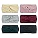 DRESHOW 6 Pack Bow Headband for Women Knotted Hair Band Facial Cloth Headbands