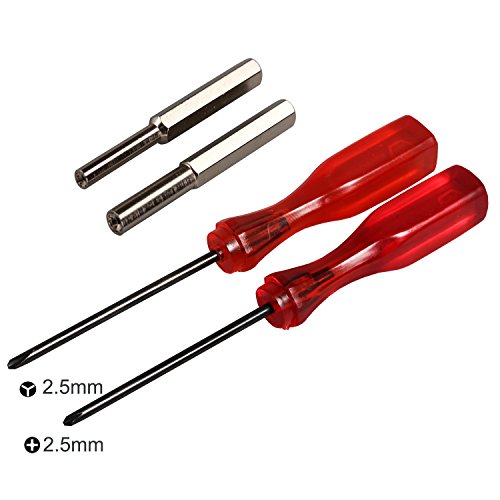 Phillips Screwdriver Set, Timorn Triwing Screwdriver Small Screwdriver Set 3.8mm 4.5mm screwdriver gamebit screwdriver set for NGC/SFC/N64/SEGA (1 Pack)