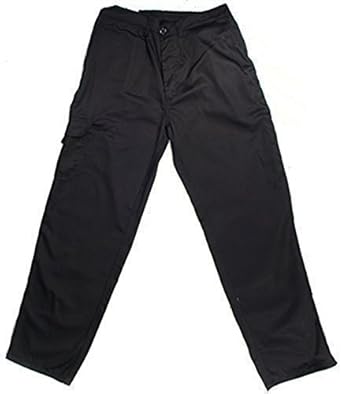 navy blue elastic waist work pants