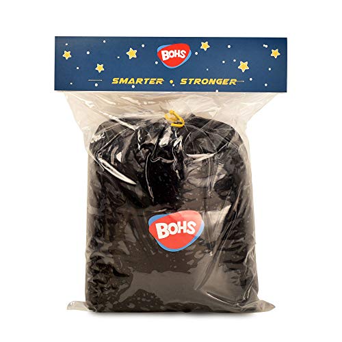 BOHS Light Foam Clay, Air Dry, for Preschool Arts & Crafts,1.1 Pound (Black)