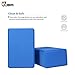 JBM Yoga Block Plus Strap with Metal D-Ring Yoga Brick Cork Yoga Block 6 Colors - High Density EVA Foam Yoga Block to Support and Deepen Poses, Lightweight, Odor-Resistant
