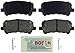 BOSCH BE1281 Blue Ceramic Disc Brake Pad Set - Compatible With Select Acura MDX, ZDX; Honda Odyssey, Pilot; REAR