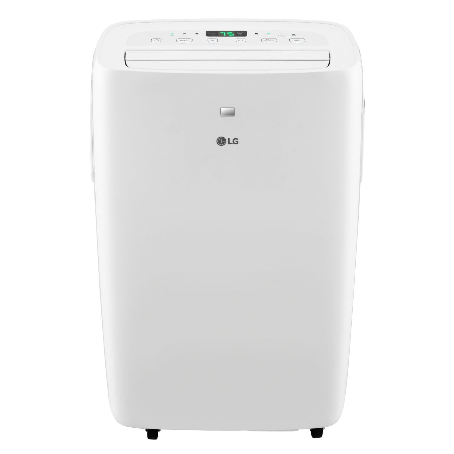 Photo 1 of LG 7,000 BTU (DOE) 10,000 BTU (ASHRAE) Portable Air Conditioner, 115V, Cools 300 Sq.Ft. (12' x 25' Room Size), Quiet Operation, LCD Remote Control, and Window Installation Kit, White