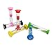 ROSENICE 5pcs 30sec /1min /3mins /5mins /10mins Colorful Hourglass Sandglass Sand Clock Timers (Random Color)