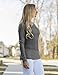 Woolx Womens Remi Lightweight & Breathable Merino Wool Long Sleeve Tee, Shadow Grey, Medium