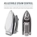 Maytag M1200 Digital Smart Fill Steam Iron & Vertical Steamer with Pearl Ceramic Sole Plate, Self Cleaning Function + Thermostat Dial