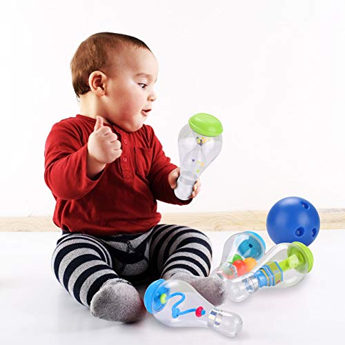 Bowling Set for Kids, Bowling Games with 6 Pins and 1 Ball Bowling Sports Early Development Toy Gifts for Toddlers Children Boys Girls Indoor Outdoor Lawn