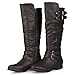 Twisted Women's Chloe Faux Leather Riding High Boot