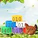 100PCS/Bag 16MM 001-100 Numbered Plastic Poultry Chickens Ducks Goose Leg Bands Leg Rings (Green)