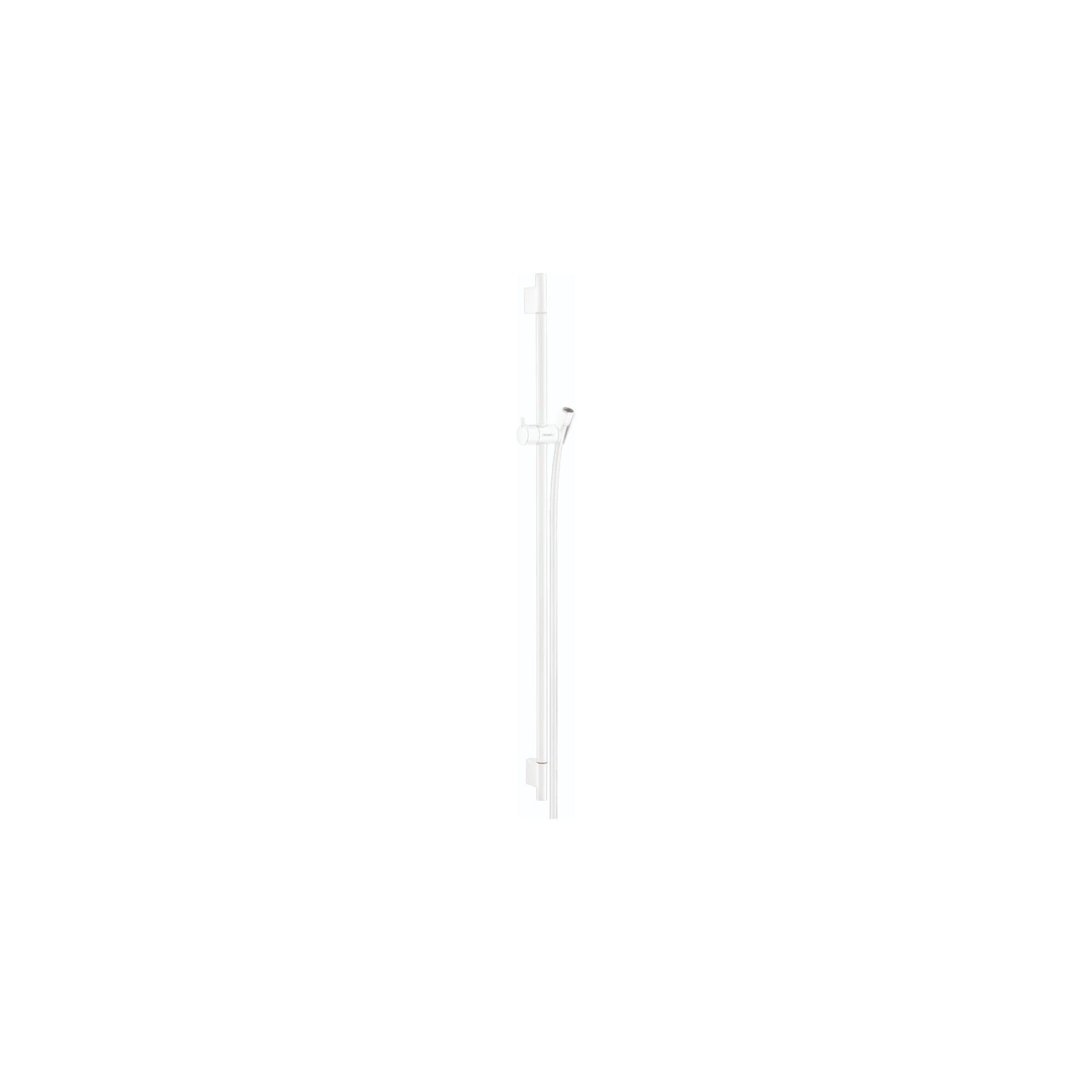 Hansgrohe Unica Shower Rail S Puro 90 Cm With Shower Hose, Matt White, 28631700