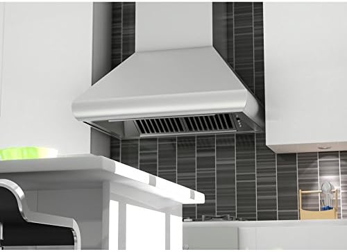 ZLINE 36 in. Professional Convertible Vent Wall Mount Range Hood in Stainless Steel (587-36)