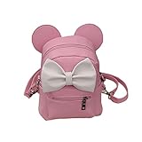 Wobuoke Cute Mickey Backpack Female Mini Bag Women's Backpack Girls School Bag