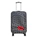 Explore Land Travel Luggage Cover Suitcase Protector Fits 27-30 Inch Luggage (Polkadot, L)