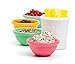 Chef'n Sweet Spot Instant Ice Cream Maker Bowls and Spoons Party Set of 4, Multi -