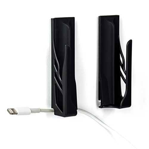 Koala Wall Mount 2.0; Damage-free Universal Dock for Smartphone, Tablet, eReader by Dockem; for iPad 1, 2, 3, 4, Air, Mini, iPad Pro, Samsung Galaxy Tab/Note, Google Nexus, Microsoft Surface (Black)