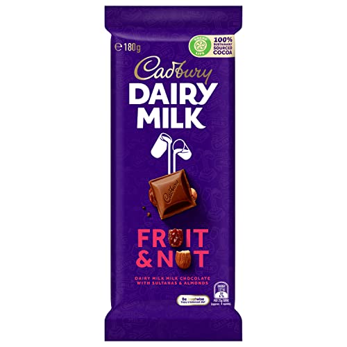 Cadbury Fruit N Nut 180g x 14 Pricepulse