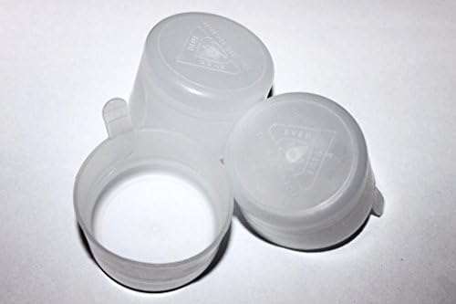 BPA Free Water Bottle Cap for 3 or 5 gallons - Non Spill (Quantity of 3) MADE IN USA. Reusable Water Caps No Holes