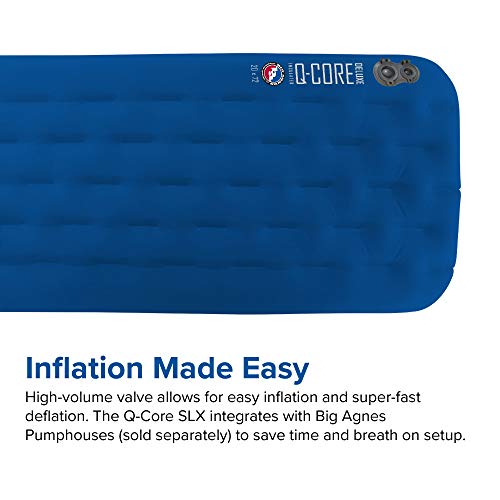 Big Agnes QCore Deluxe Sleeping PadBlueWide PQCDWR17 Pricepulse