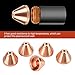 5pcs Plasma Consumables 220673 Plasma Cover Fit Plasma Cutter Torch 0.2-0.8MPa Plasma Cutting Torch Consumable
