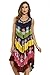 Riviera Sun 21667-MUL-2X Summer Dresses/Swimsuit Cover Up