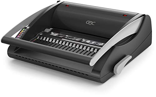GBCCombBind C200 Binding Machine, 20 Sheet Punch Capacity, 330 Sheet Binding Capacity, A4, Black, 4401845
