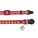 PUPTECK Breakaway Cat Collar with Bell Charm, 2 Packs Adjustable Kitty Collars, Christmas