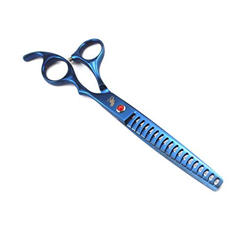 Freelander 7.0" Dog Chunker Shear Professional Pet Grooming Thinning Scissors for Dog Groomer (Blue)