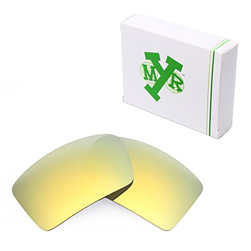 MRY Polarized Replacement Lenses for Oakley Eyepatch 2 Sunglasses - Rich Option Colors (Standard, 24K Gold)