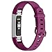 iGK Replacement Bands Compatible for Fitbit Alta and Fitbit Alta HR, Newest Adjustable Sport Strap Smartwatch Fitness Wristbands Fuchsia Small