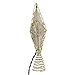 Kurt Adler 10 Light 8.5-Inch Gold Reflector Star Treetop