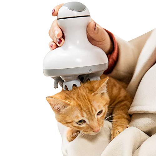 Electric Head Massager Scalp Blood Circulation/Stress Relax/Hair Growth,Dog Massager Electric for Dog Cat Pet - Thumbnail 6