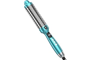 Farery Thermal Brush Extra Long Barrel With Cool Air, 1.5 Inch Heated Round Curling Brush for Big Bouncy Curls, Ceramic Curli