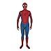 Unisex Lycra Spandex Zentai Halloween Cosplay Costumes Adult/Kids 3D Style (Adults-L, red